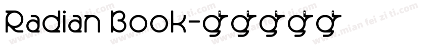 Radian Book字体转换